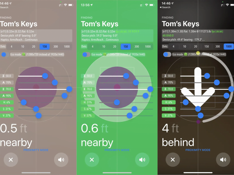 Menu nascosto AirTag