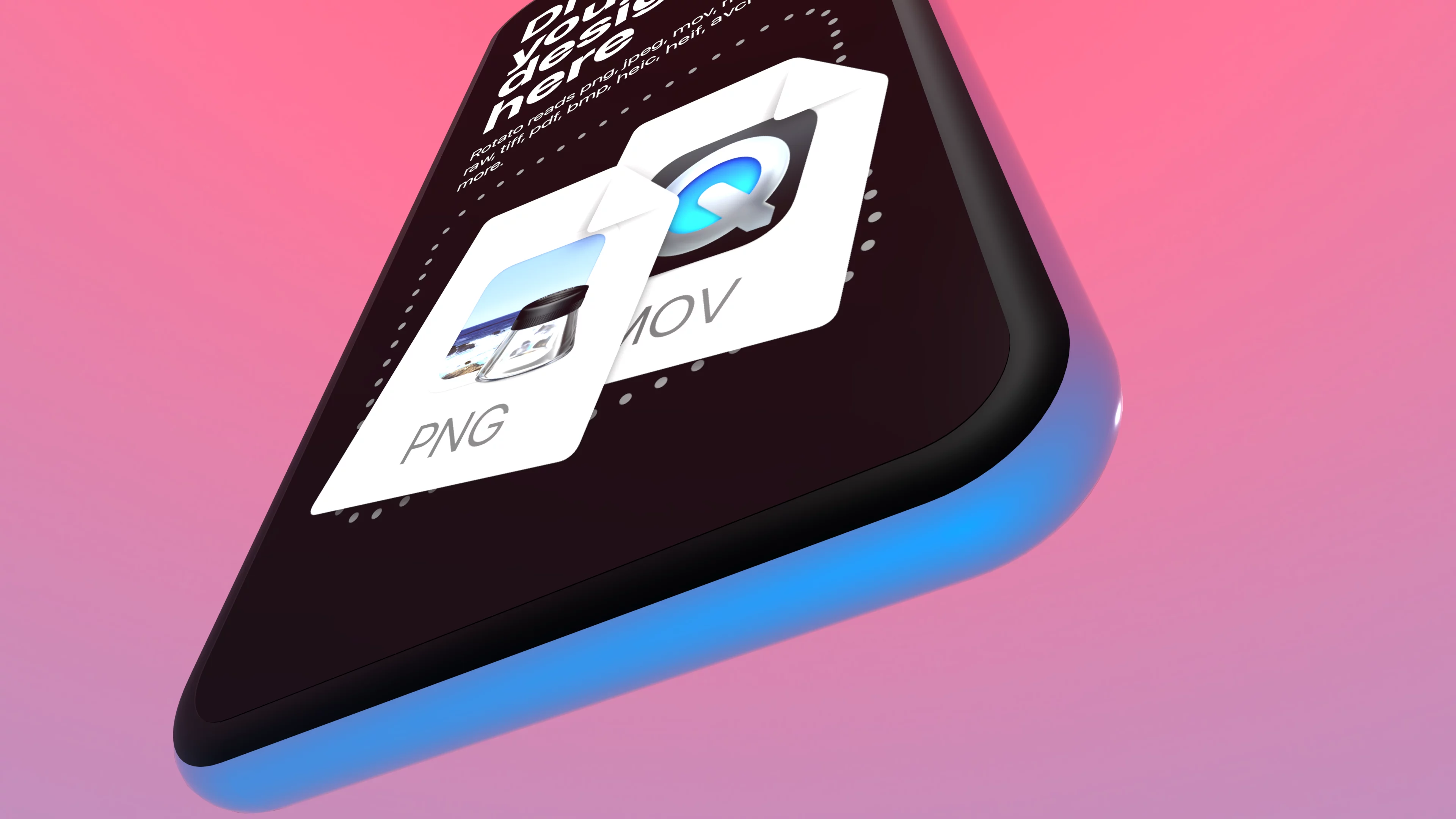 Rotato, il software per creare animazioni di mockup di app al volo 1 Rotato consente di creare video di prodotti Apple con l’immagine della vostra app