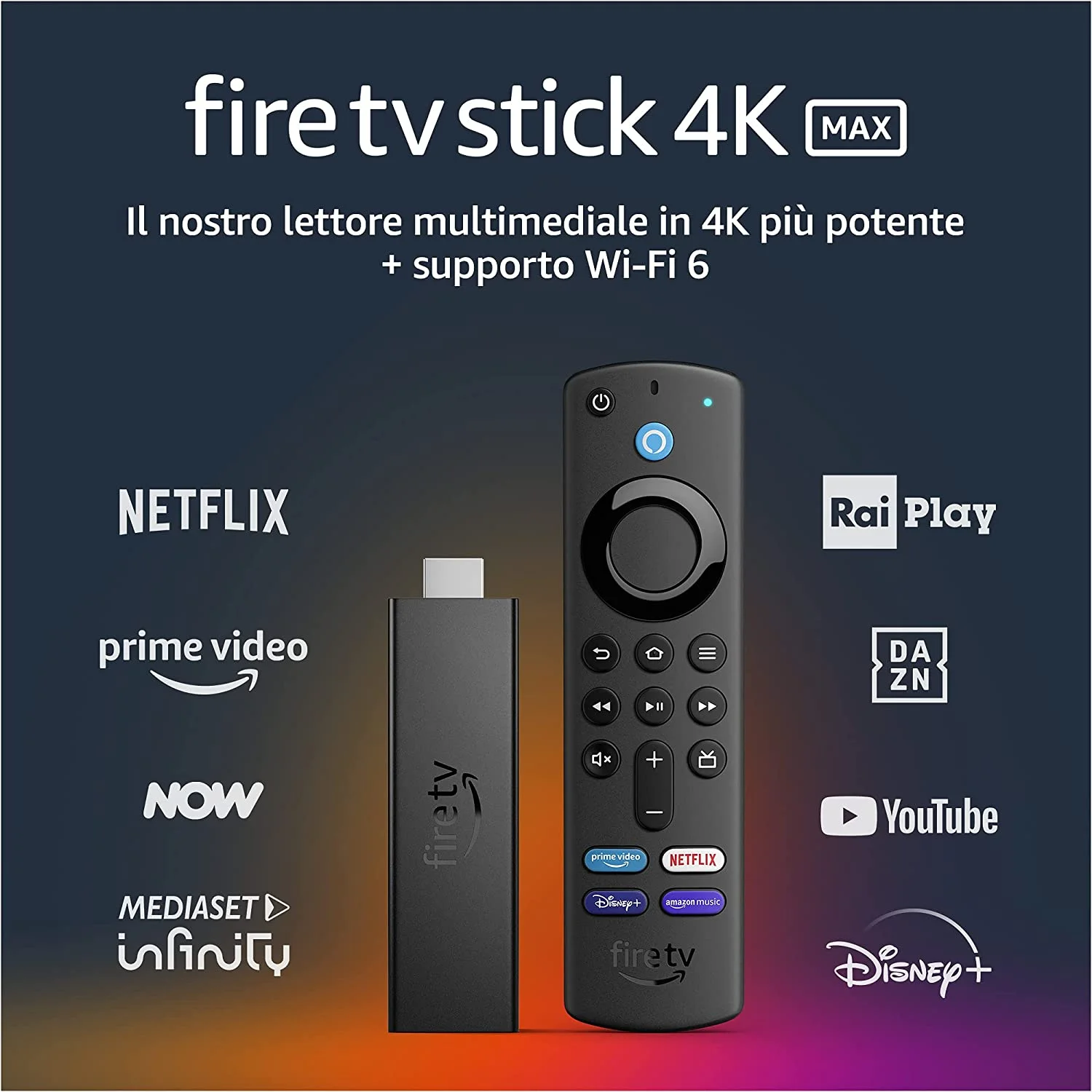 Ecco la Fire TV Stick 4K Max, ora più veloce 1 Fire TV Stick 4K Max