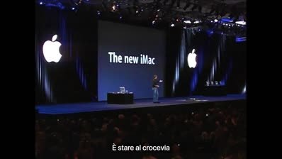 presentazione in stile Steve Jobs