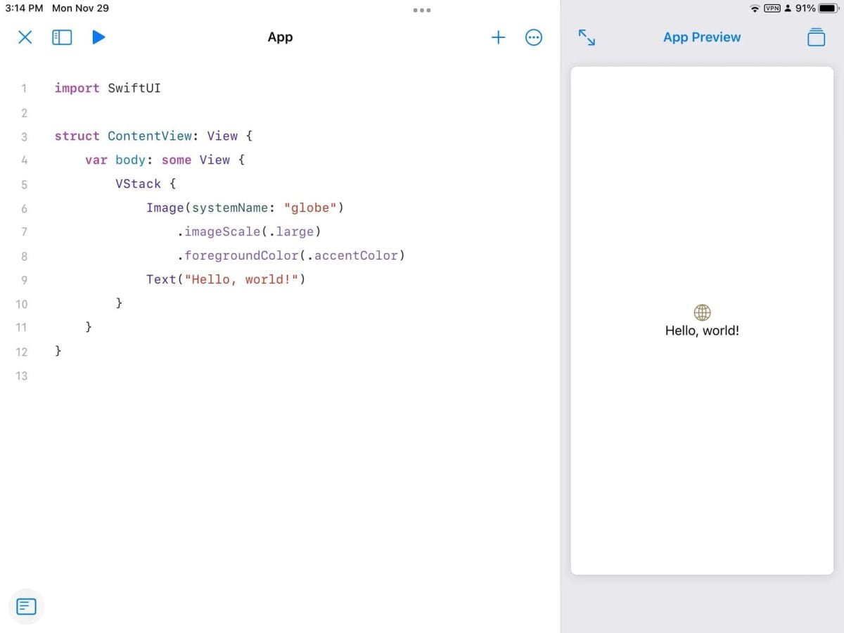 Swift Playground arriva alla versione 4 e ora insegna Swift UI 1 Swift Playground 4