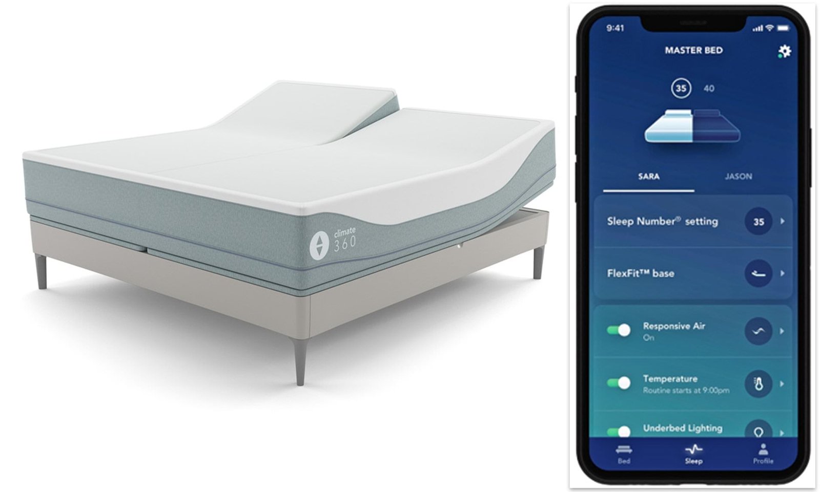 Sleep Number 360, il primo letto intelligente che parla con l’iPhone 1 Sleep Number 360