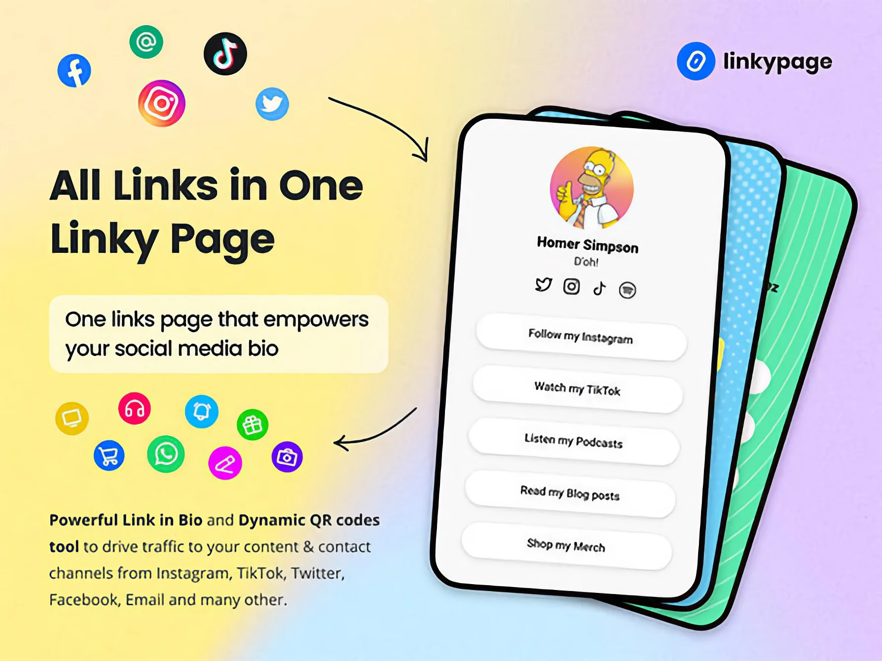Linkypage permette di creare una landing page personale, ecco l’abbonamento a vita 1 Linkypage