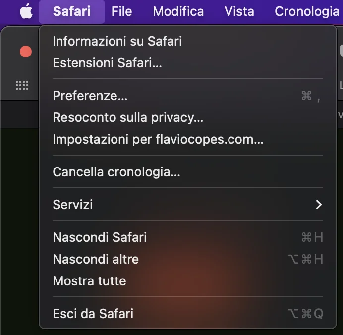 Come evitare di chiudere Safari per sbaglio in macOS 3 Ora Esci da Safari richiederà di premere CMD + Option + Q