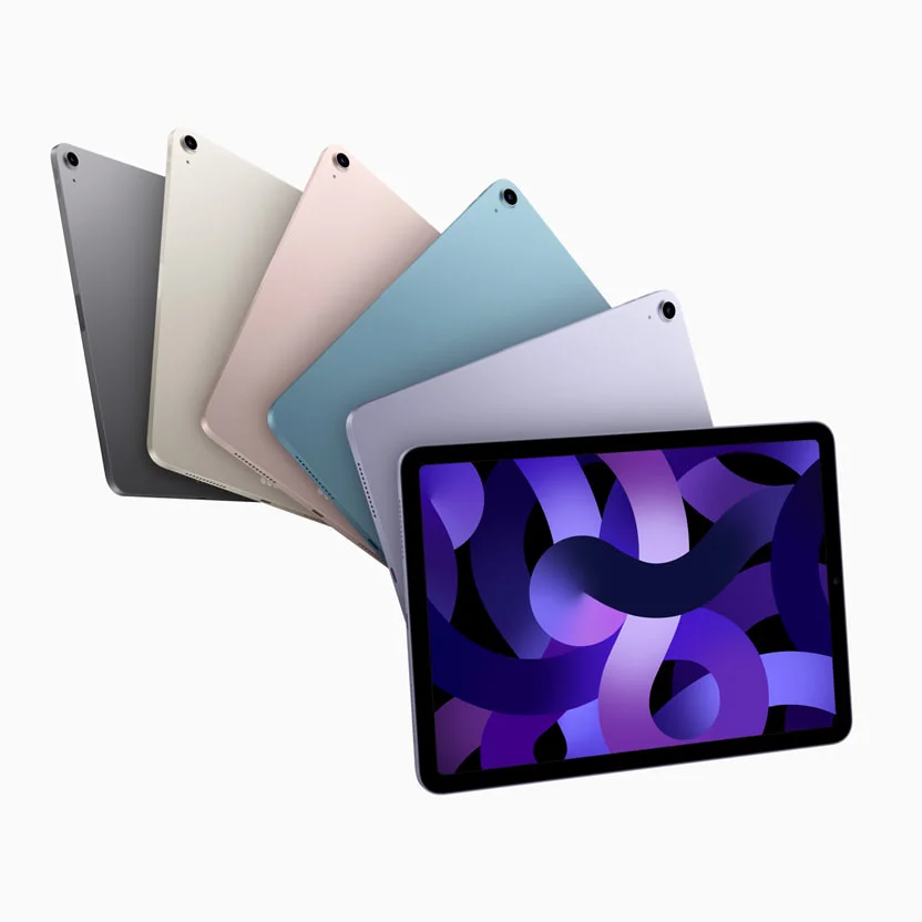 I colori dei nuovi iPad Air 2022