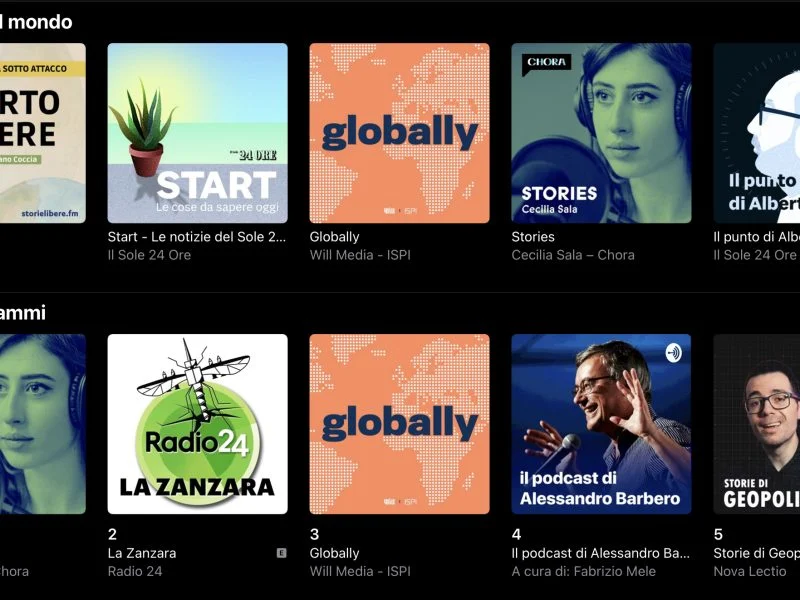 Selezione podcast