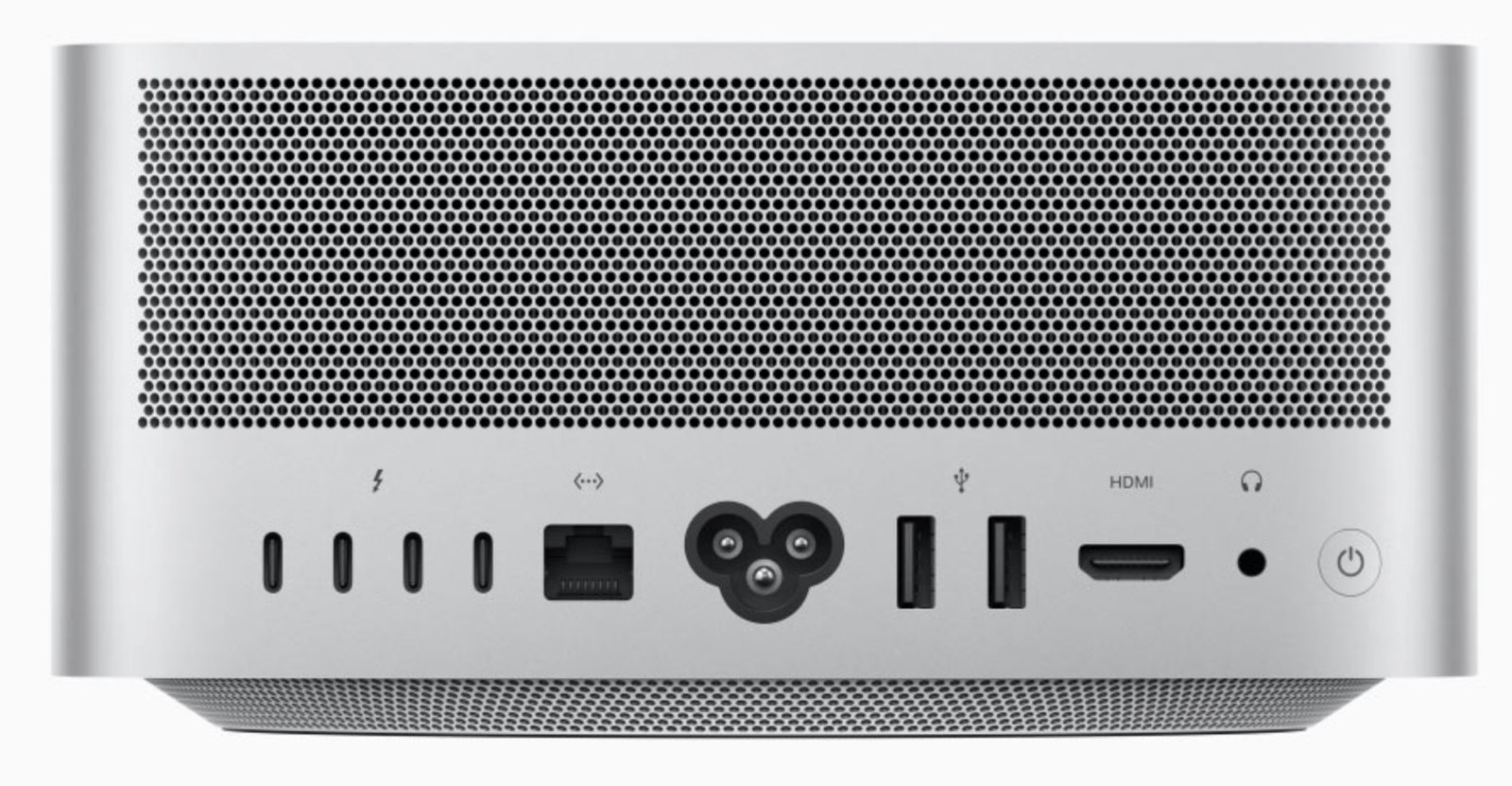 Le porte sul retro del nuovo Mac Studio