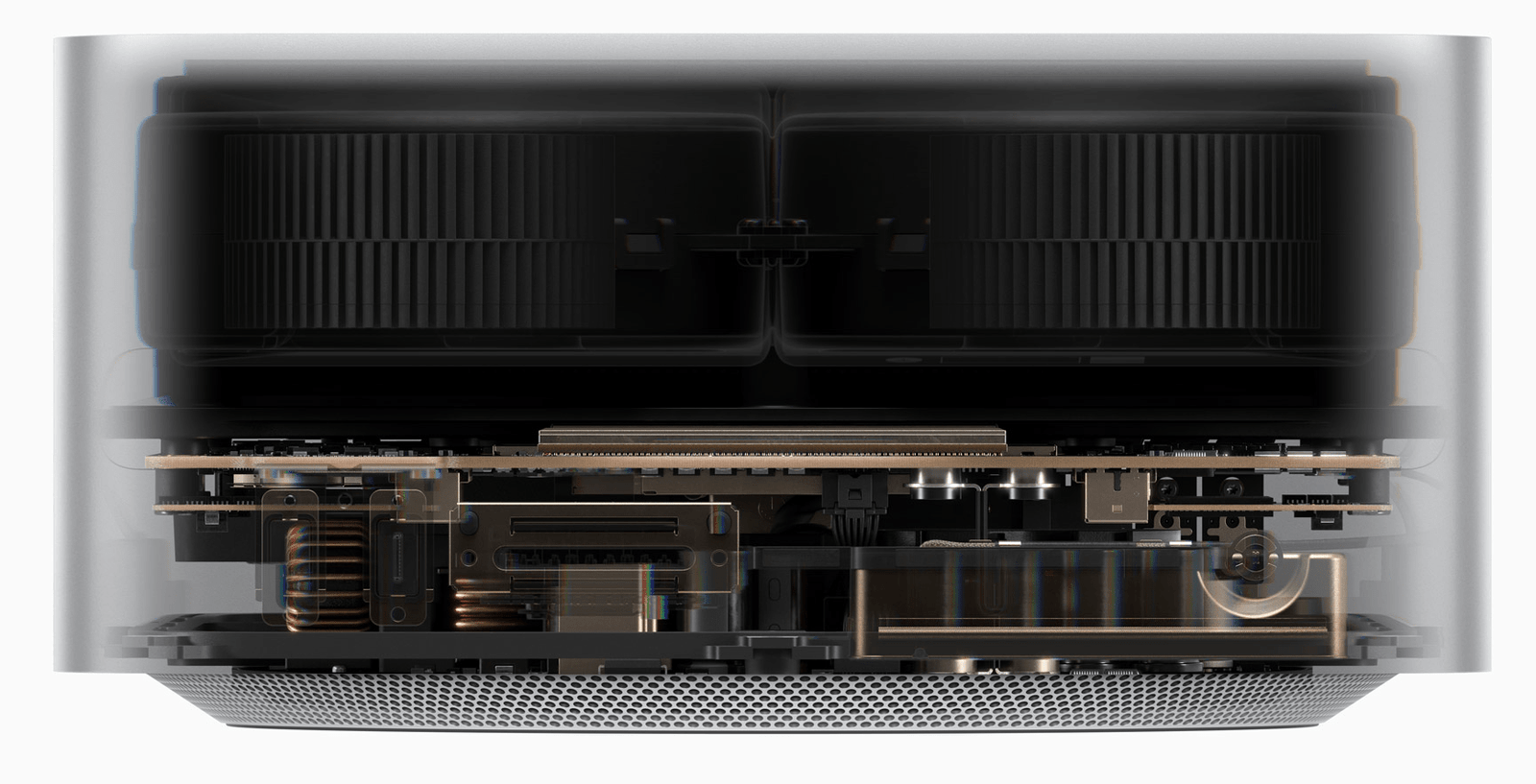 Il sistema di raffreddamento del Mac Studio