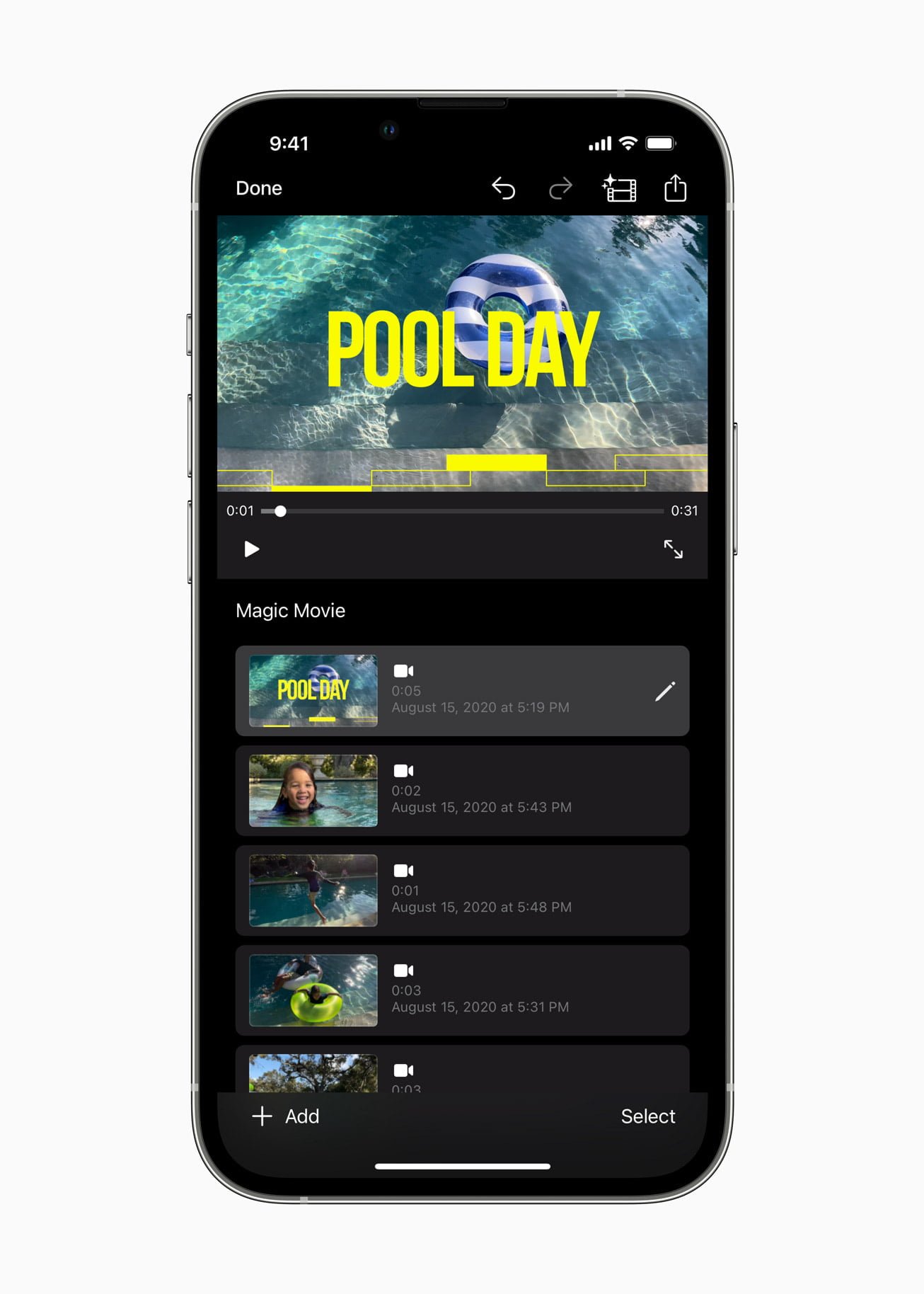 iMovie per iPad e iPhone arriva alla versione 3 con Storyboard e Filmato Magico 3 La funzione Filmato Magico di iMovie 3.0
