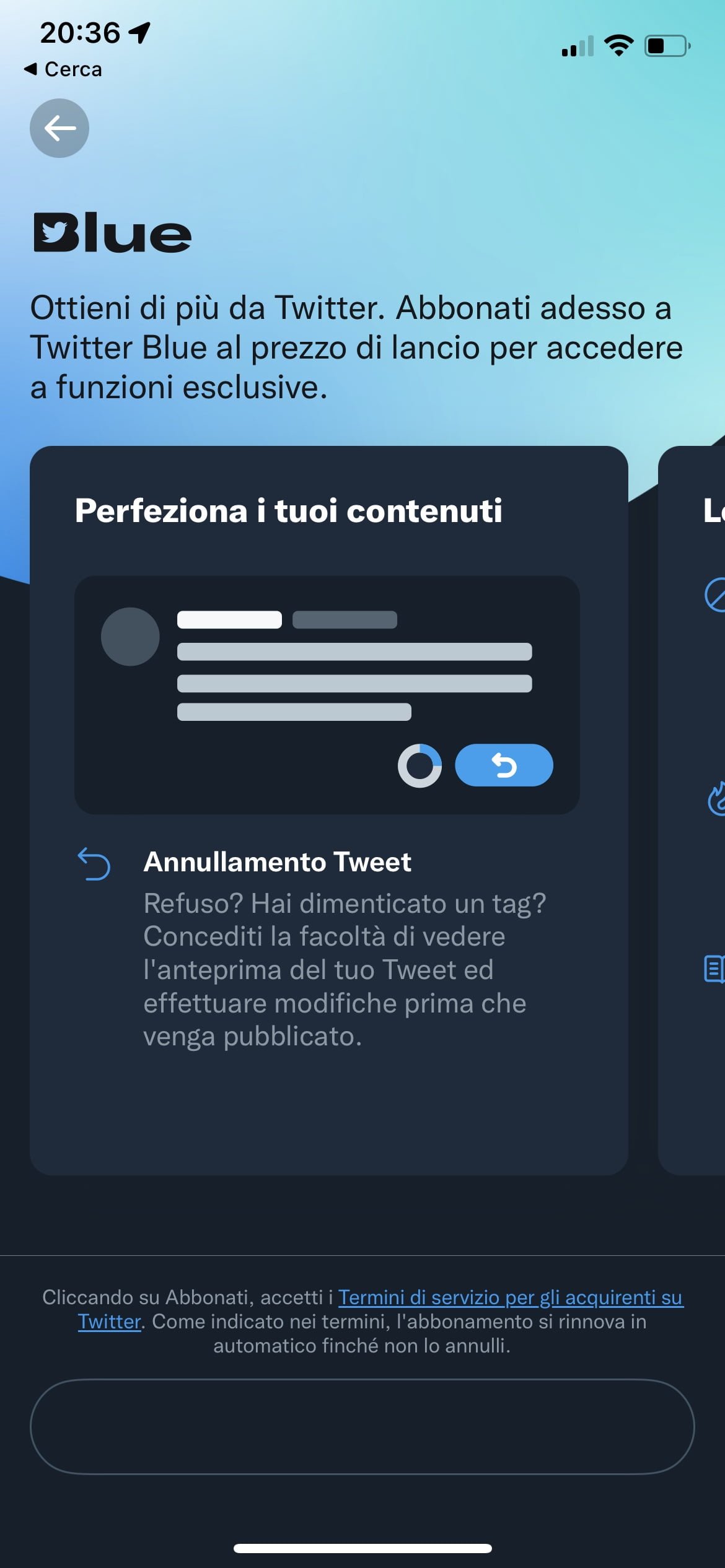 Ci meravigliamo del tasto edit di Twitter 3 La funzione Undo di Twitter Blue