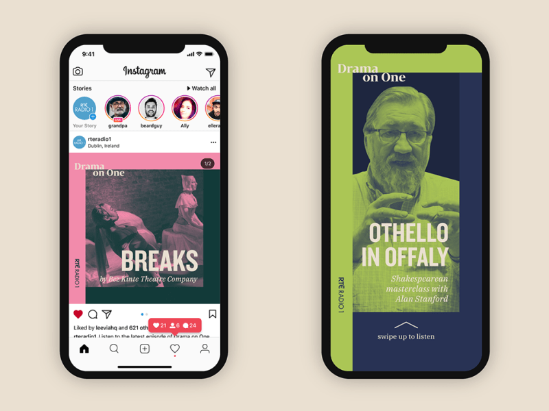 Drama on One Podcast & Radio Identity