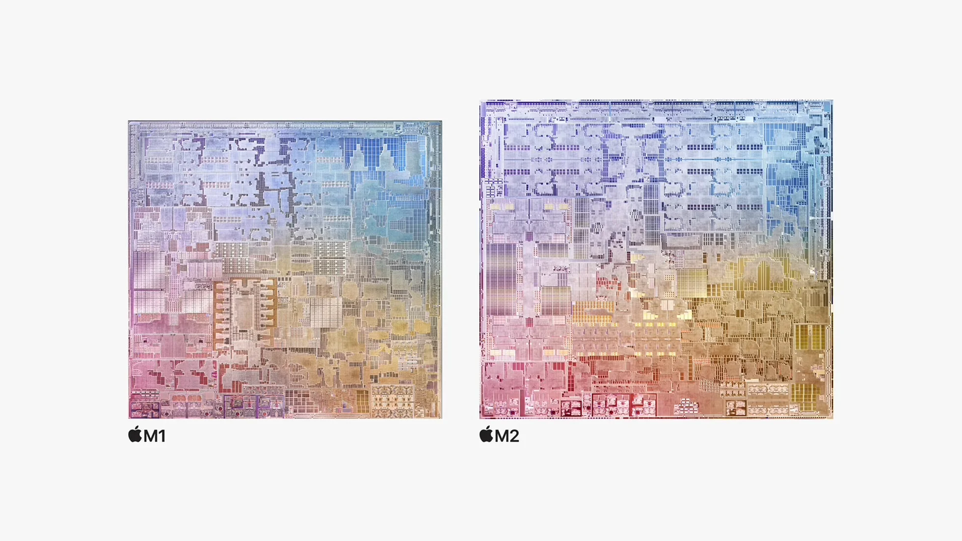 Tutto sui nuovi chip Apple Silicon M2 2 Il confronto tra il chip M1 e il chip M2