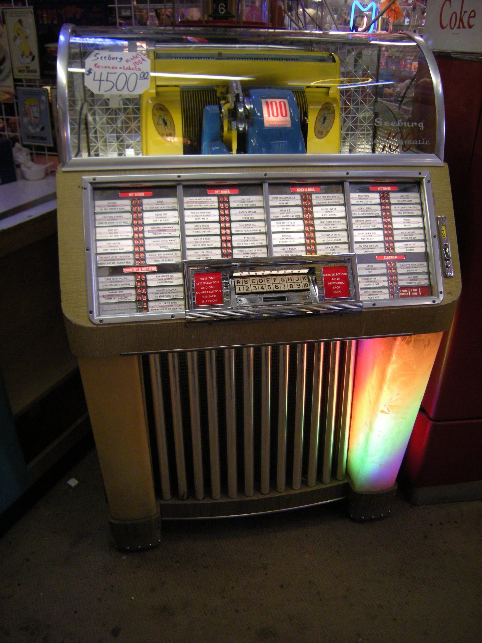 Cari figli miei, la musica andava cercata 3 Uno dei Juke-box presenti nei locali degli anni ‘70 e ‘80