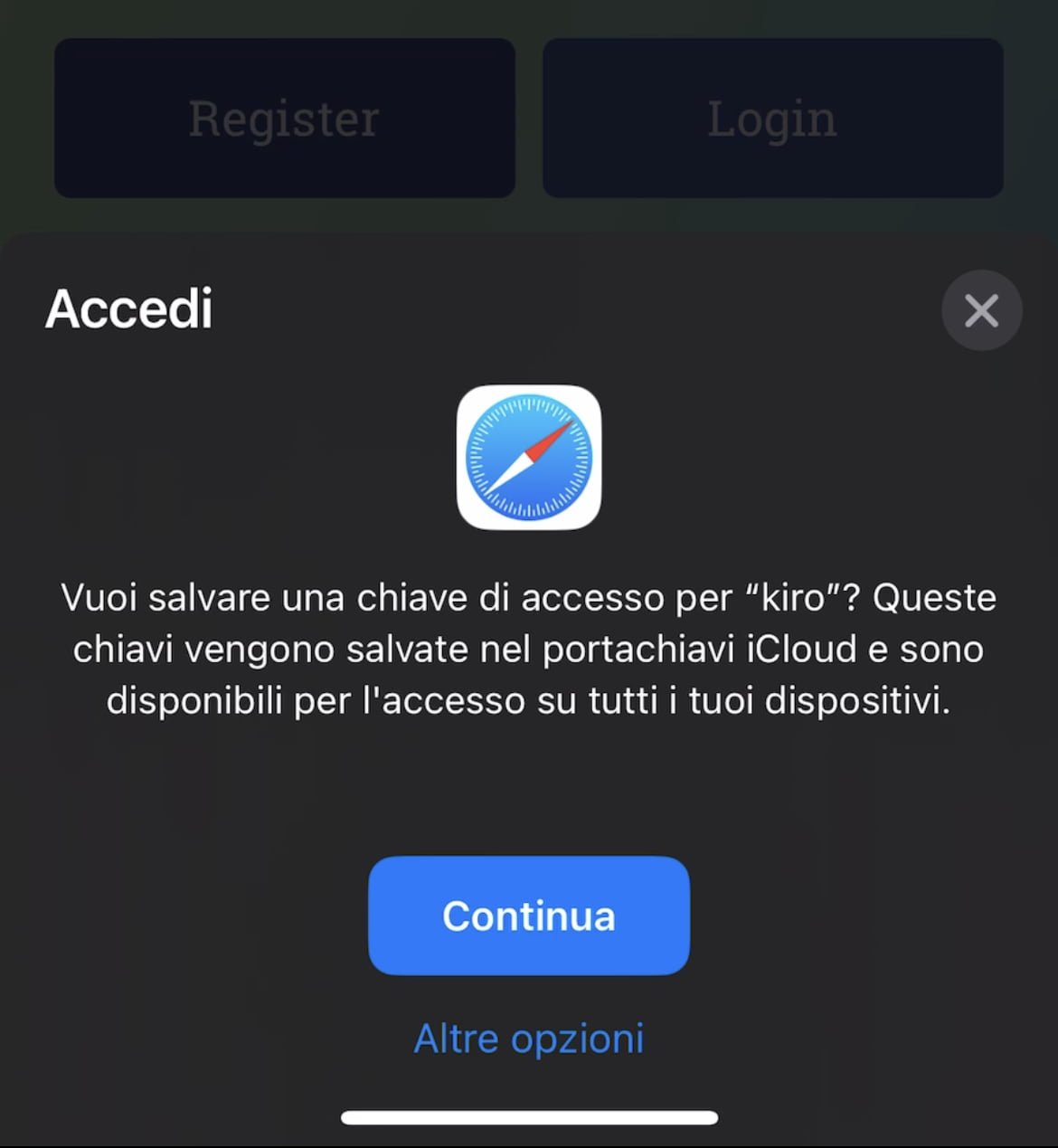 Come funziona Passkey di Apple per dire addio alle password 1 Passkey