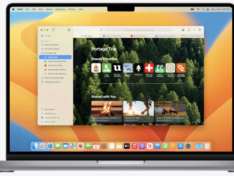 Safari macOS Ventura