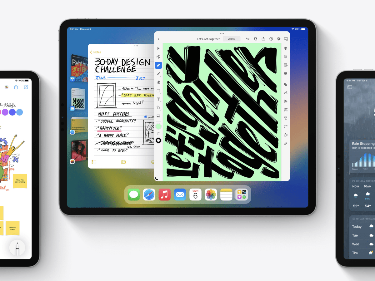 novità di iPadOS 16