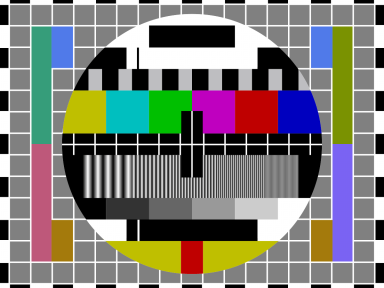 Cari figli miei, la TV a una certa ora chiudeva 1 Un monoscopio televisivo