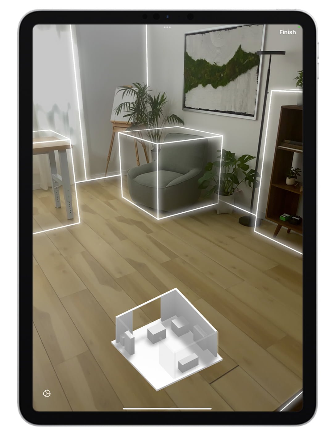 RoomPlan: Apple pubblica la documentazione 2 Una ricostruzione effettuata con RoomPlan