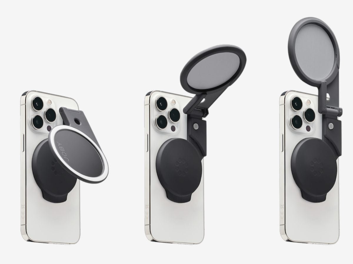 Beamo Ring Light si attacca dietro l’iPhone con il MagSafe 1 Beamo Ring Light