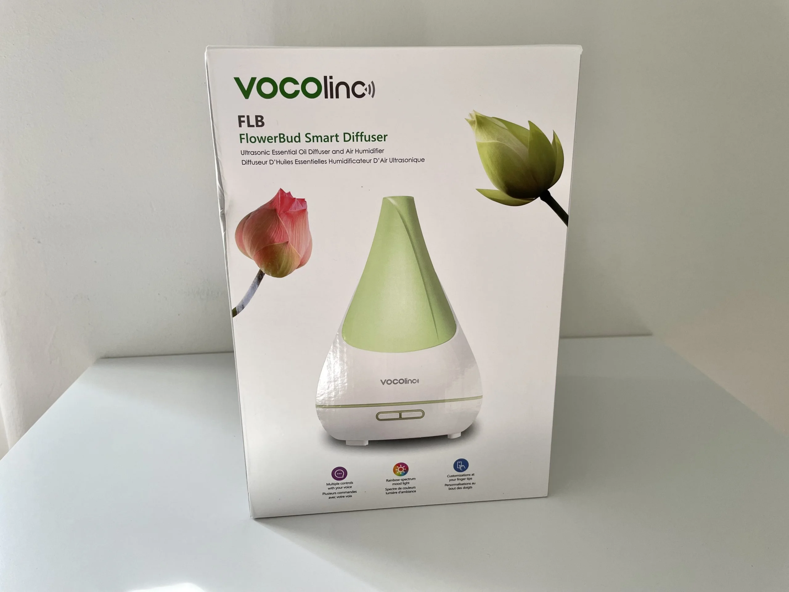 La confezione del VOCOlinc FlowerBud