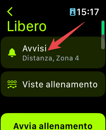 Ho provato la corsa con le zone cardiache di watchOS 9 5 Gli avvisi durante la corsa di watchOS 9