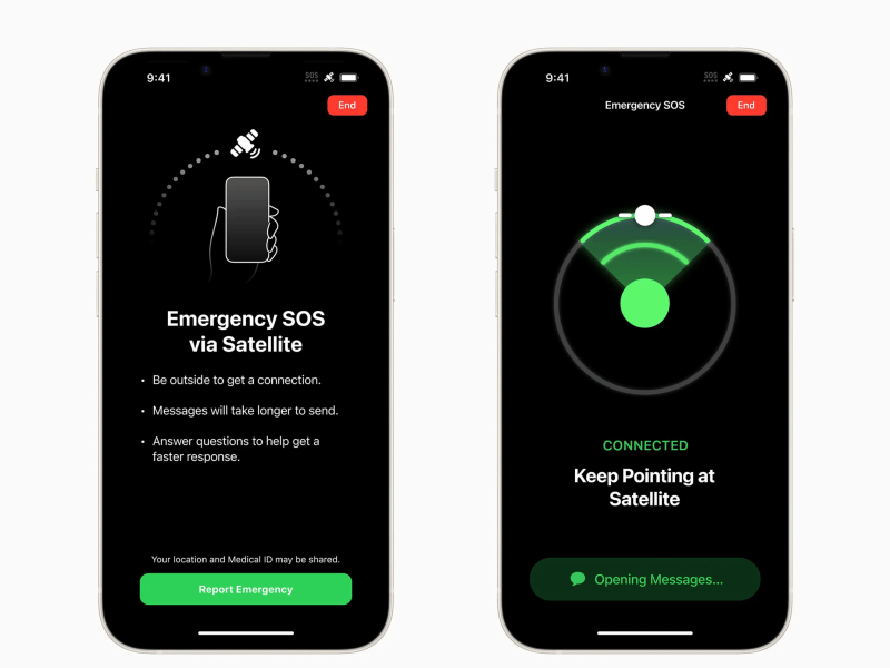 Emergenza SOS via satellite