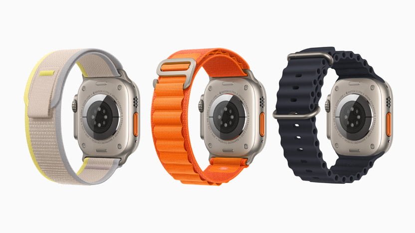 I nuovi cinturini per Apple Watch Ultra: Trail Loop, Alpine Loop e Ocean Band