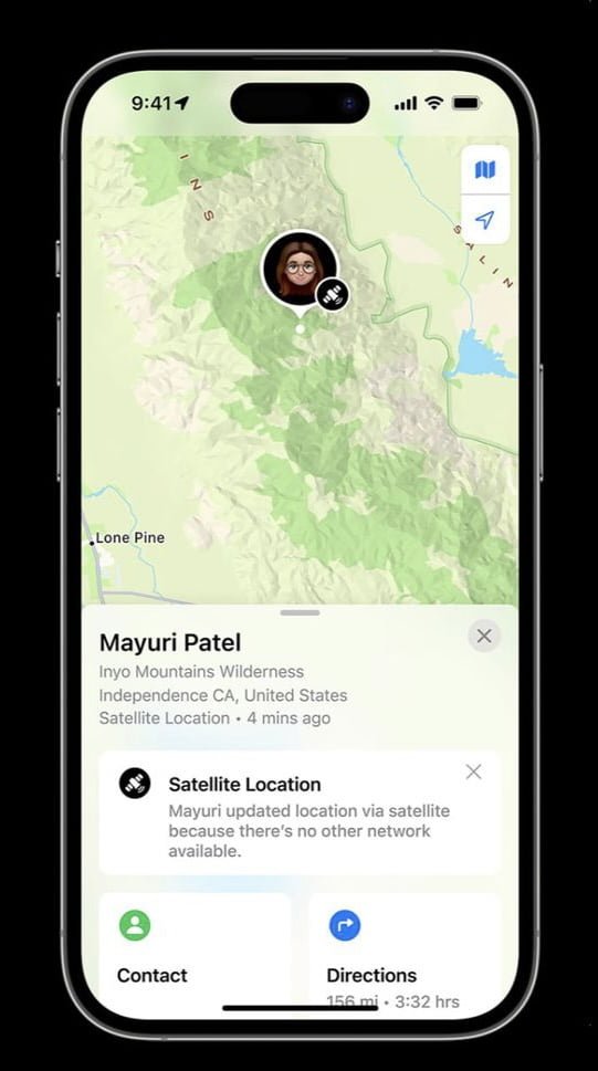 Come funziona la richiesta di aiuto SOS via satellite degli iPhone 4 La funzione di condivisione della propria posizione nell’app Dov’è usando il satellite