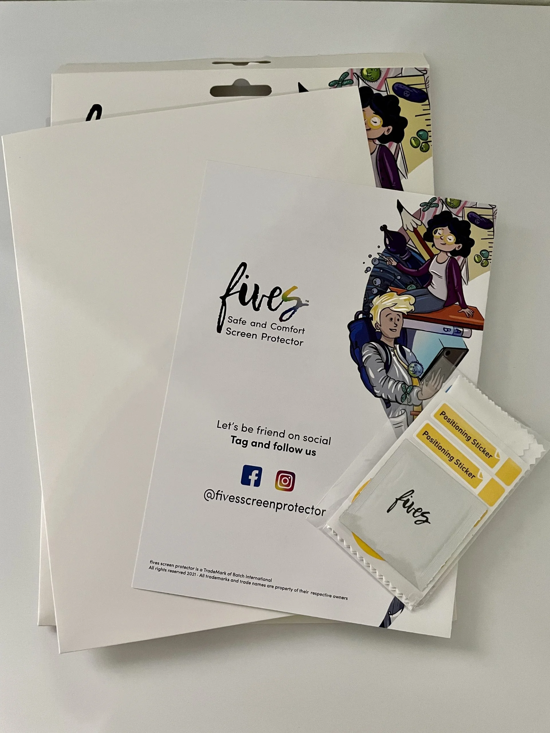 Contenuto della confezione di Fives