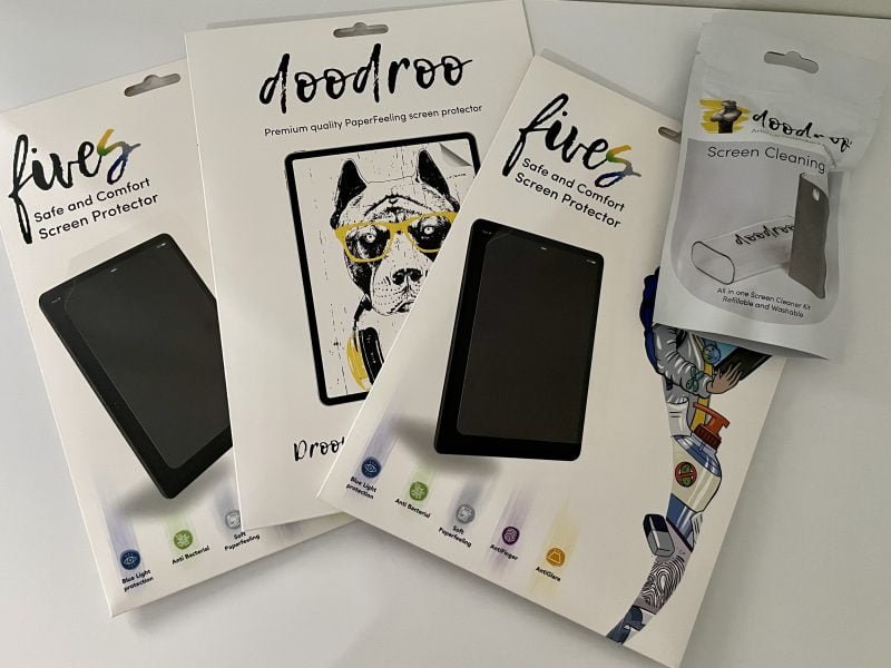 Pellicola effetto carta Fives per iPad