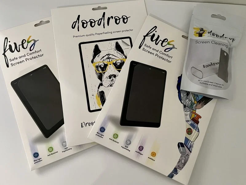 Pellicola effetto carta Fives per iPad