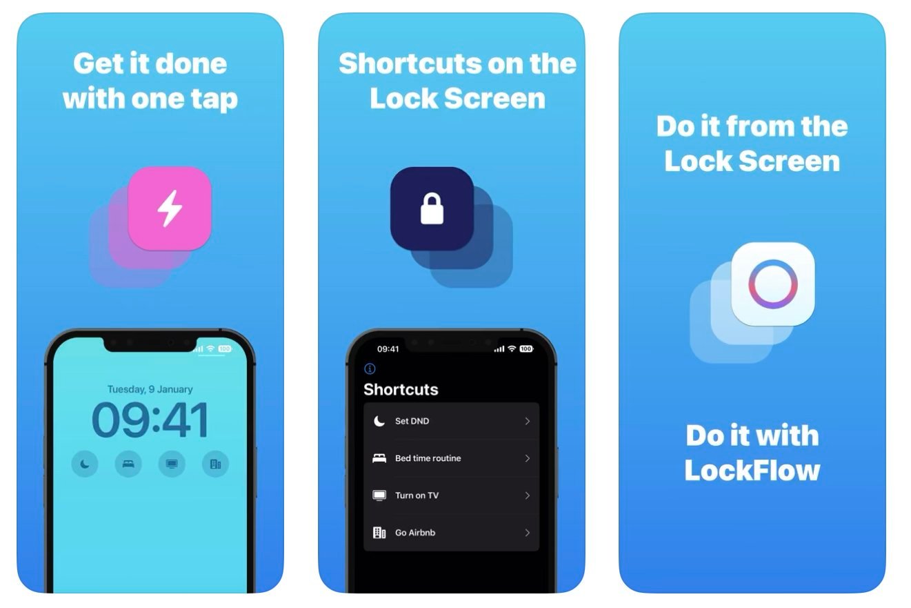 LockFlow: l’app per mettere gli shortcut nella Lock Screen dell’iPhone 1 LockFlow consente di posizionare gli shortcut nella Lock Screen di iOS