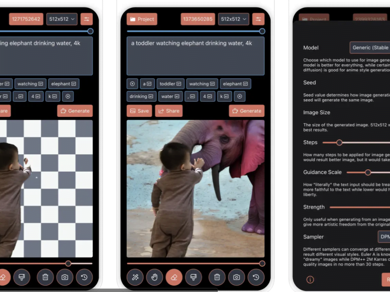 Draw Things, un’app di AI per creare foto partendo dal testo