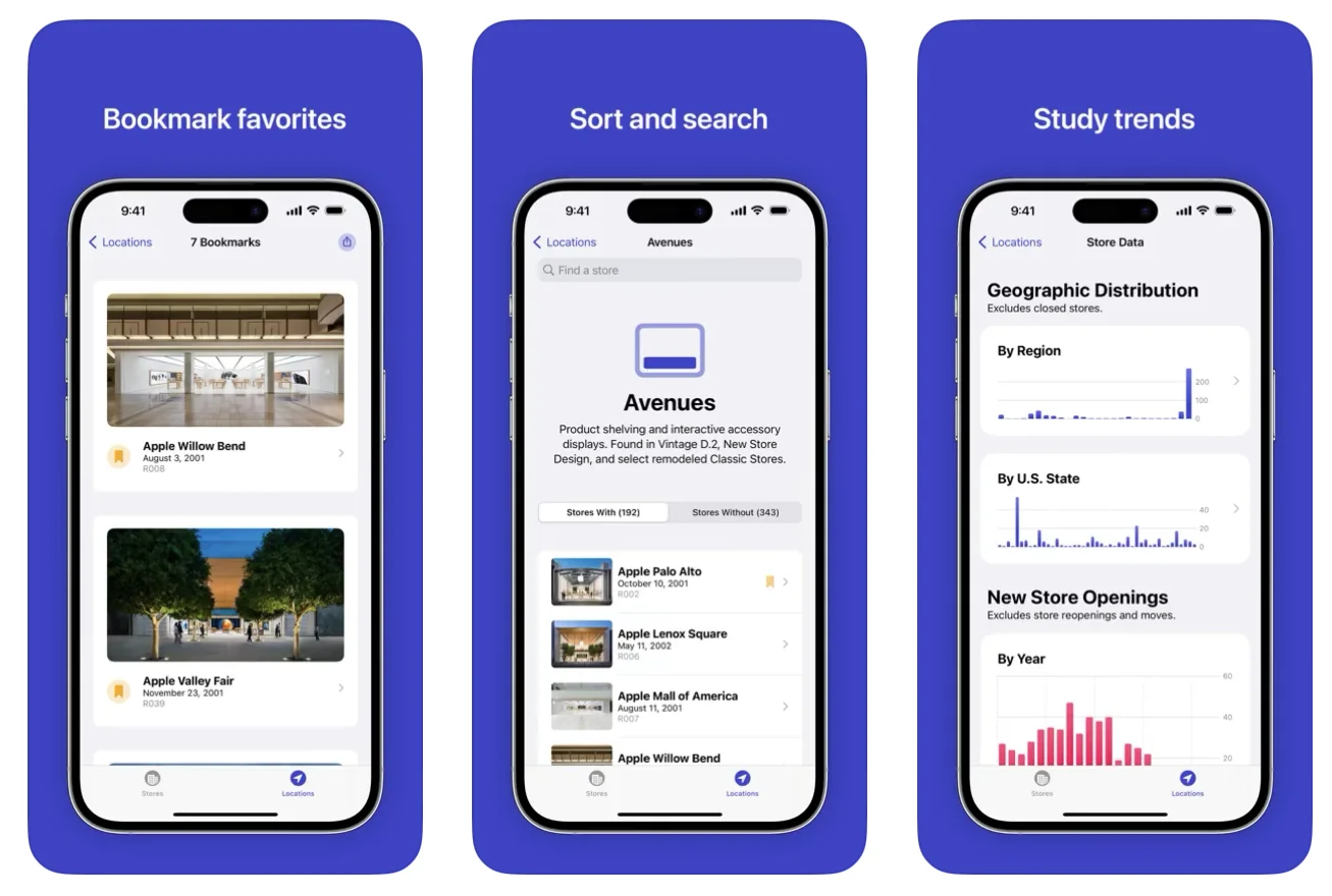 Facades, l’app per chi colleziona Apple Store da visitare 1 L’app Facades integra le info di tutti gli Apple Store