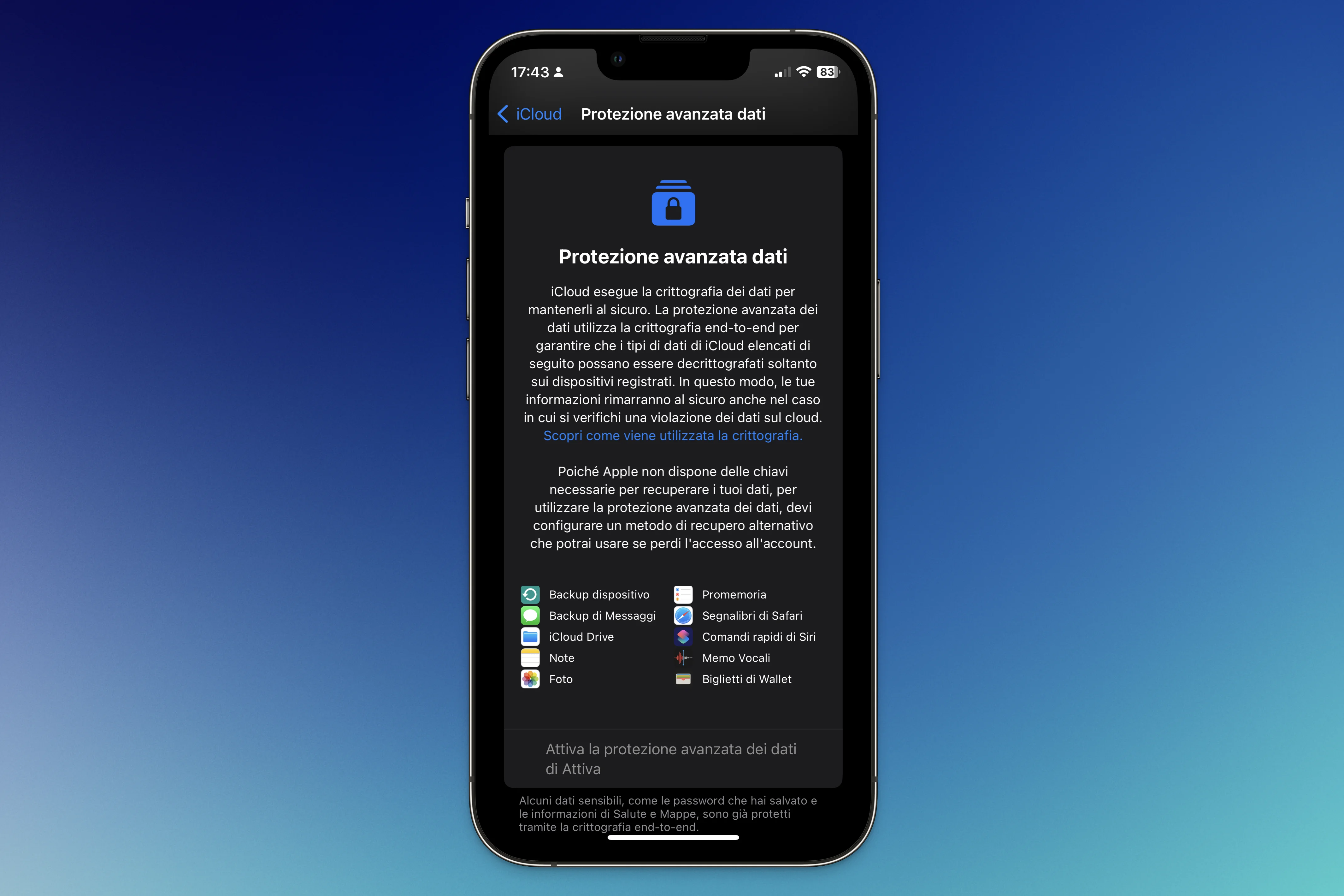 Ora Apple cifra i backup di iCloud, preoccupazioni da FBI 1 Apple cifrerà i backup di iCloud