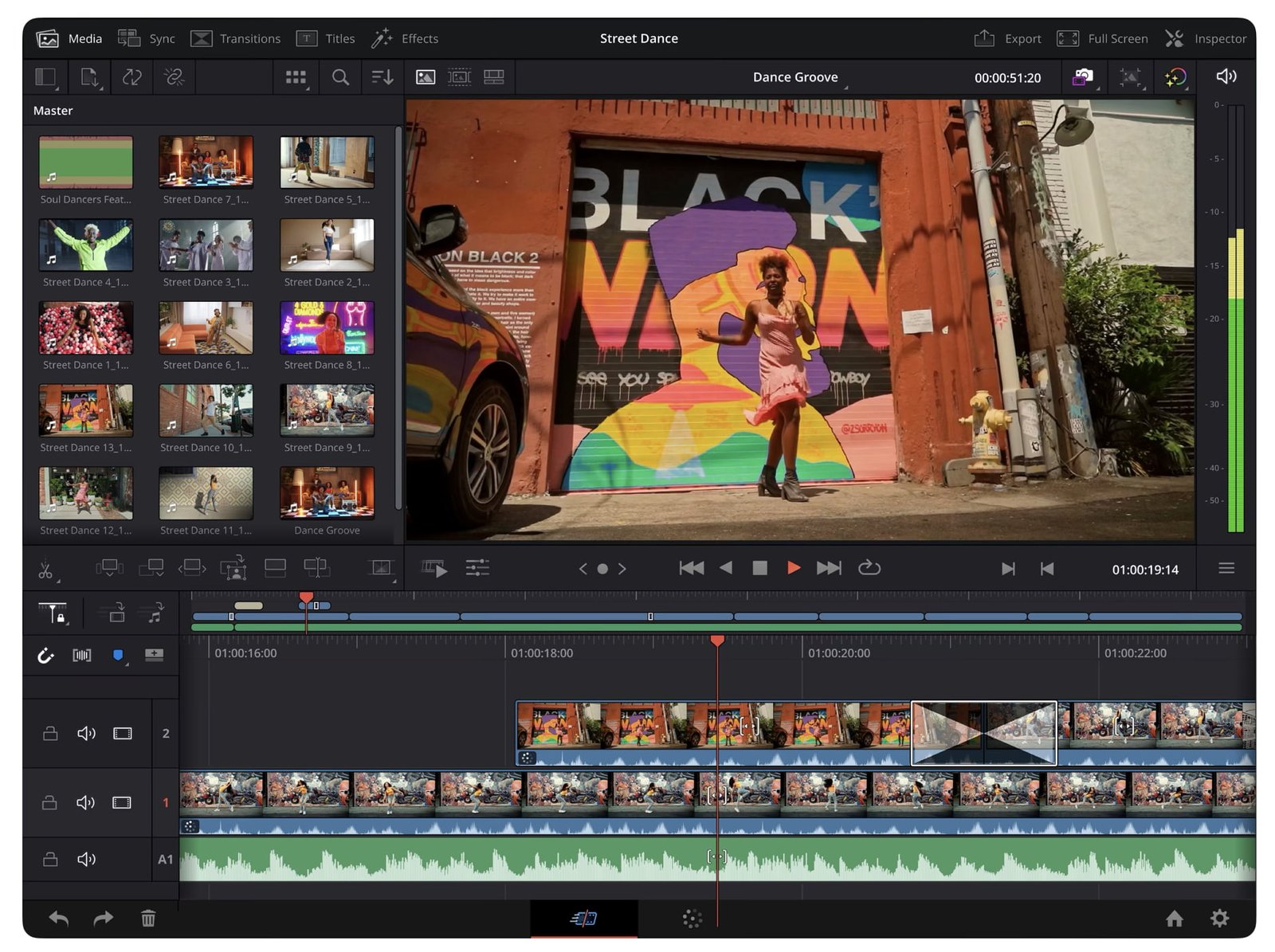 DaVinci Resolve per iPad