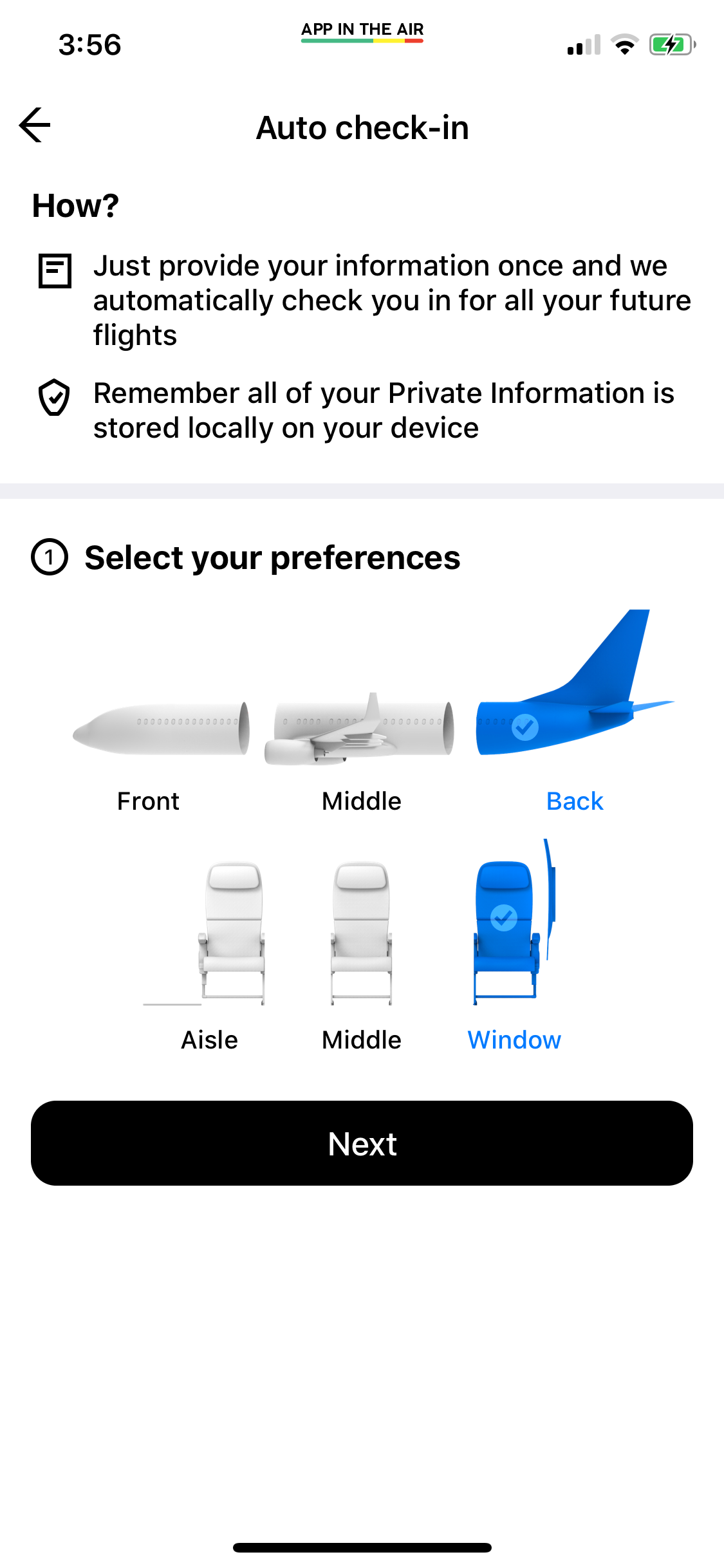 Gestisci i tuoi viaggi in aereo con l'app App in the Air 2 App in the Air