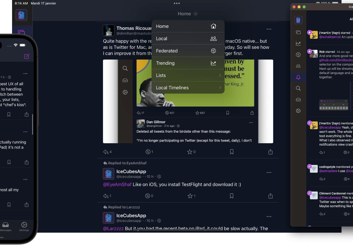 Ice Cubes for Mastodon