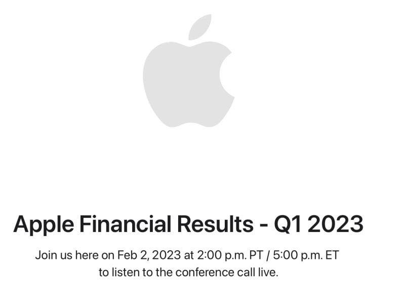Q1 2023 Apple
