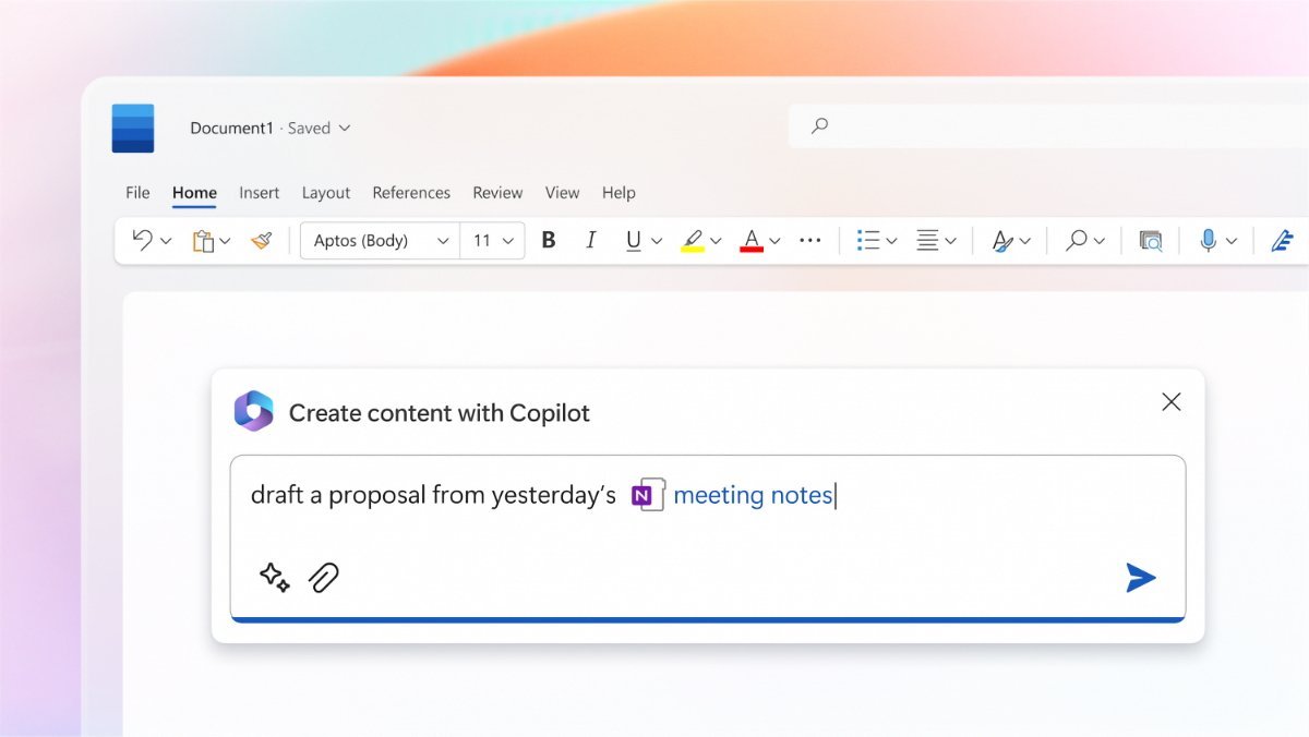 Microsoft 365 CoPilot, l'evoluzione di Clippy 2 L’uso delle note di un meeting per creare un documento in Word