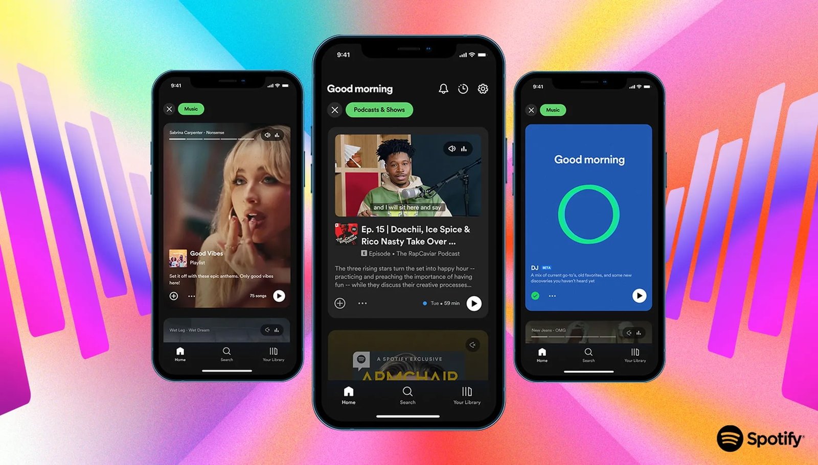 Interfaccia di Spotify