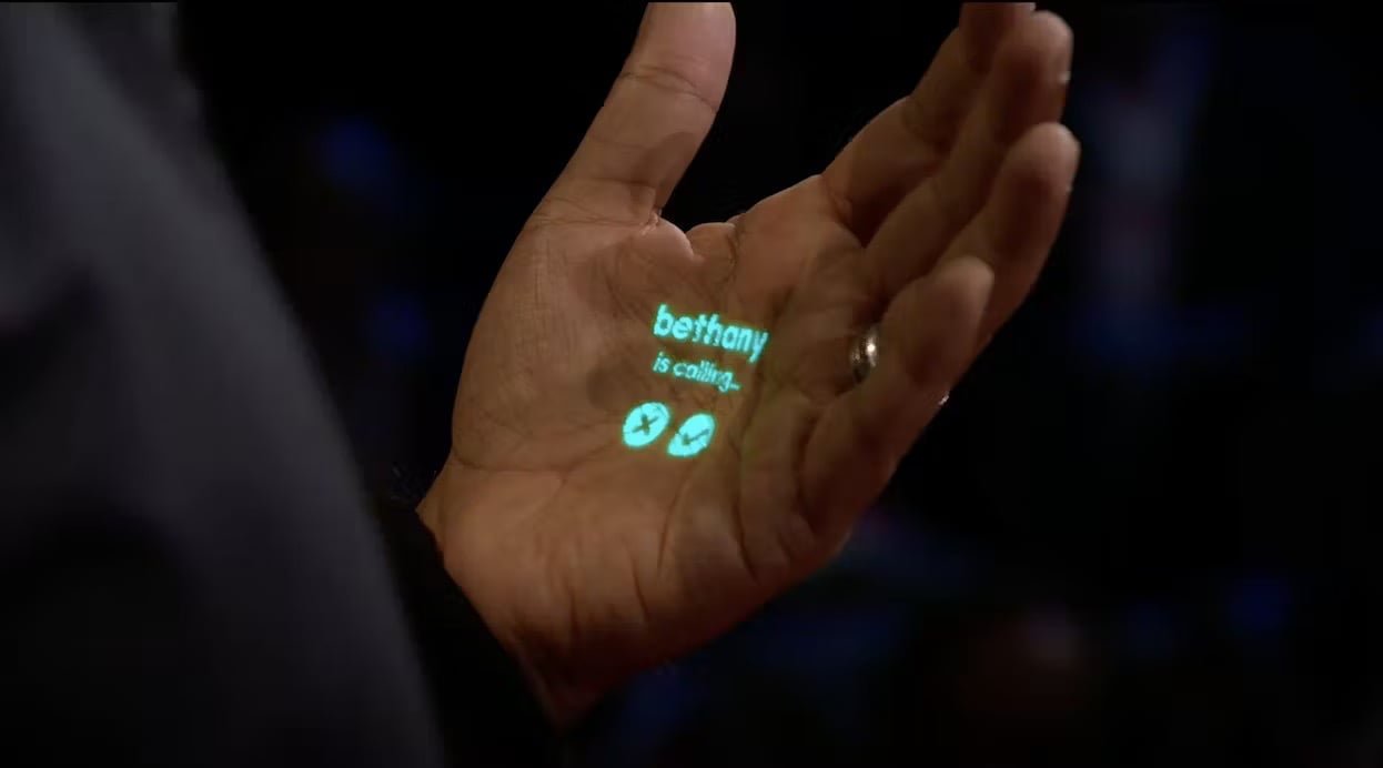 La proiezione laser di Humane