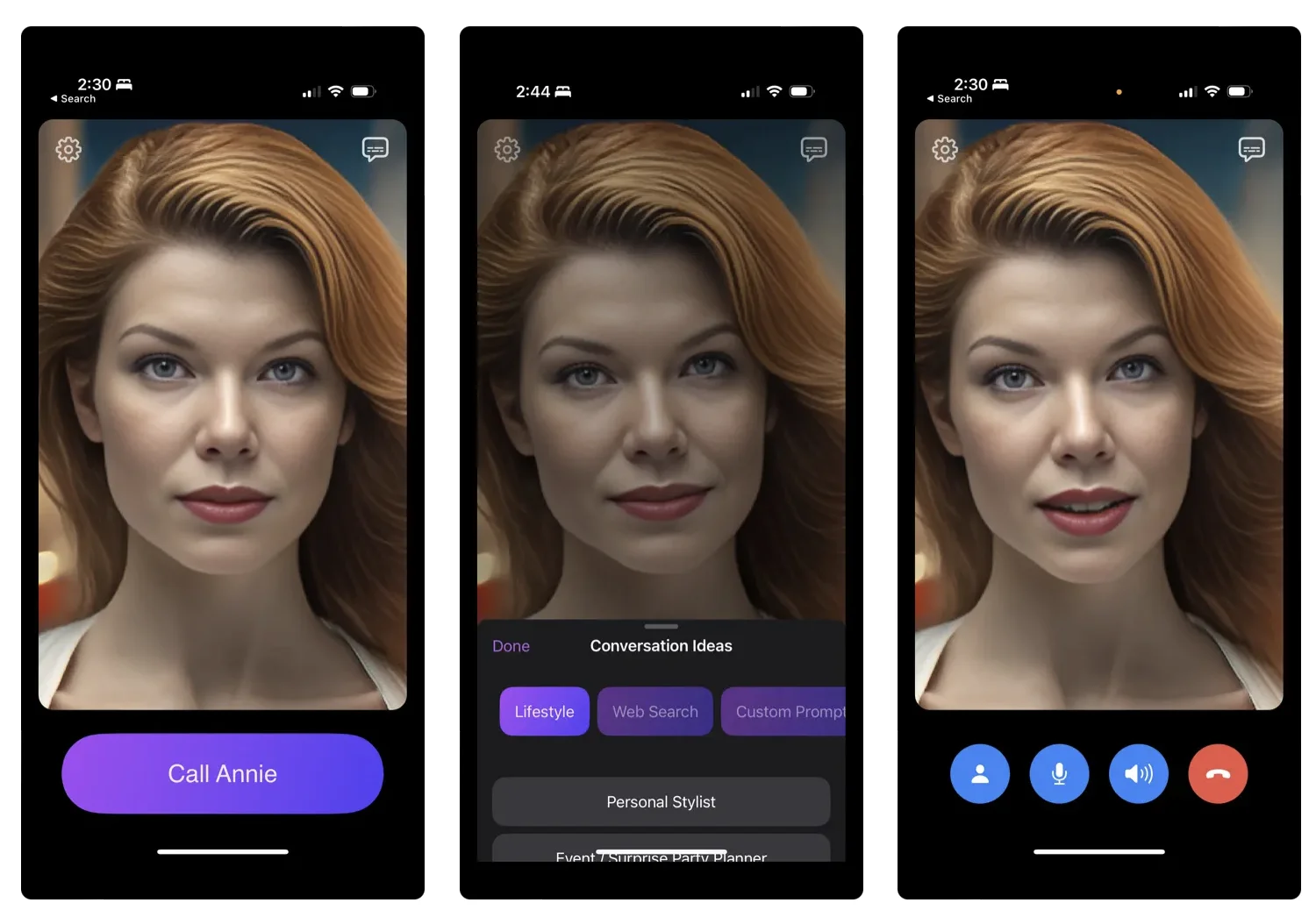 Call Annie: le videocall con una AI che sembrano vere 1 Call Annie