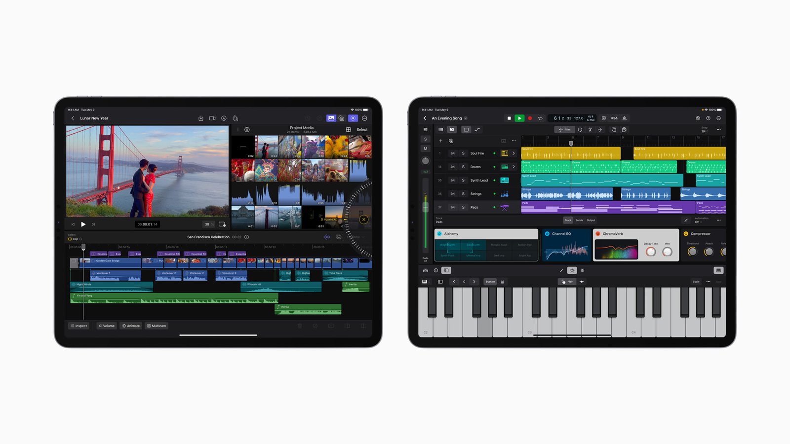 Final Cut Pro e Logic Pro per iPad