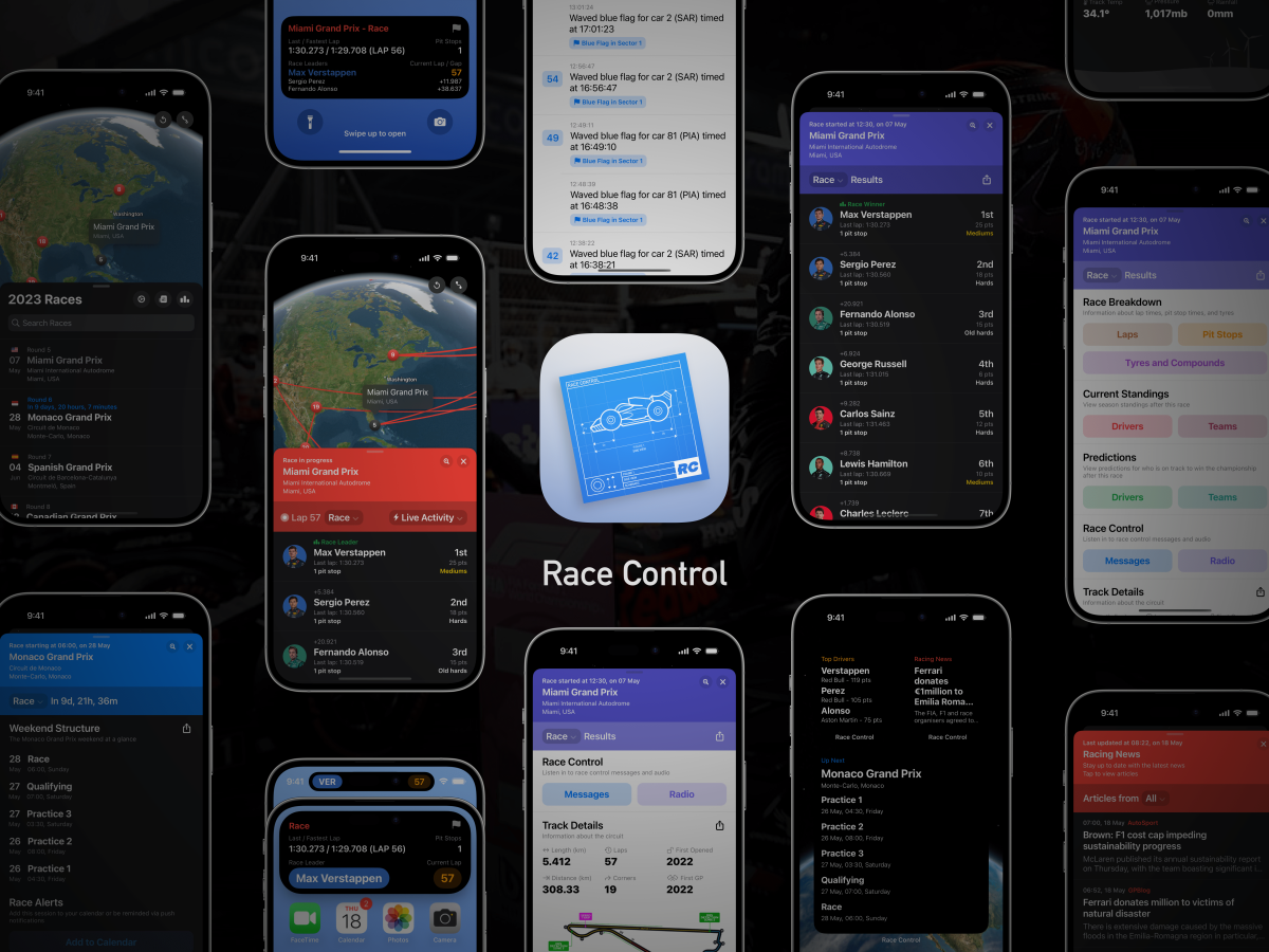 L’app Race Control