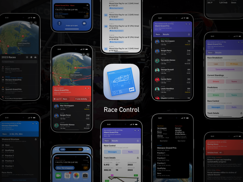 L’app Race Control