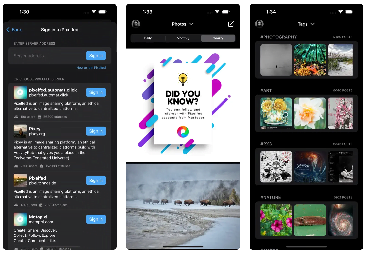Vernissage: L'app per Pixelfed che trasforma Mastodon in Instagram 1 L’app Vernissage