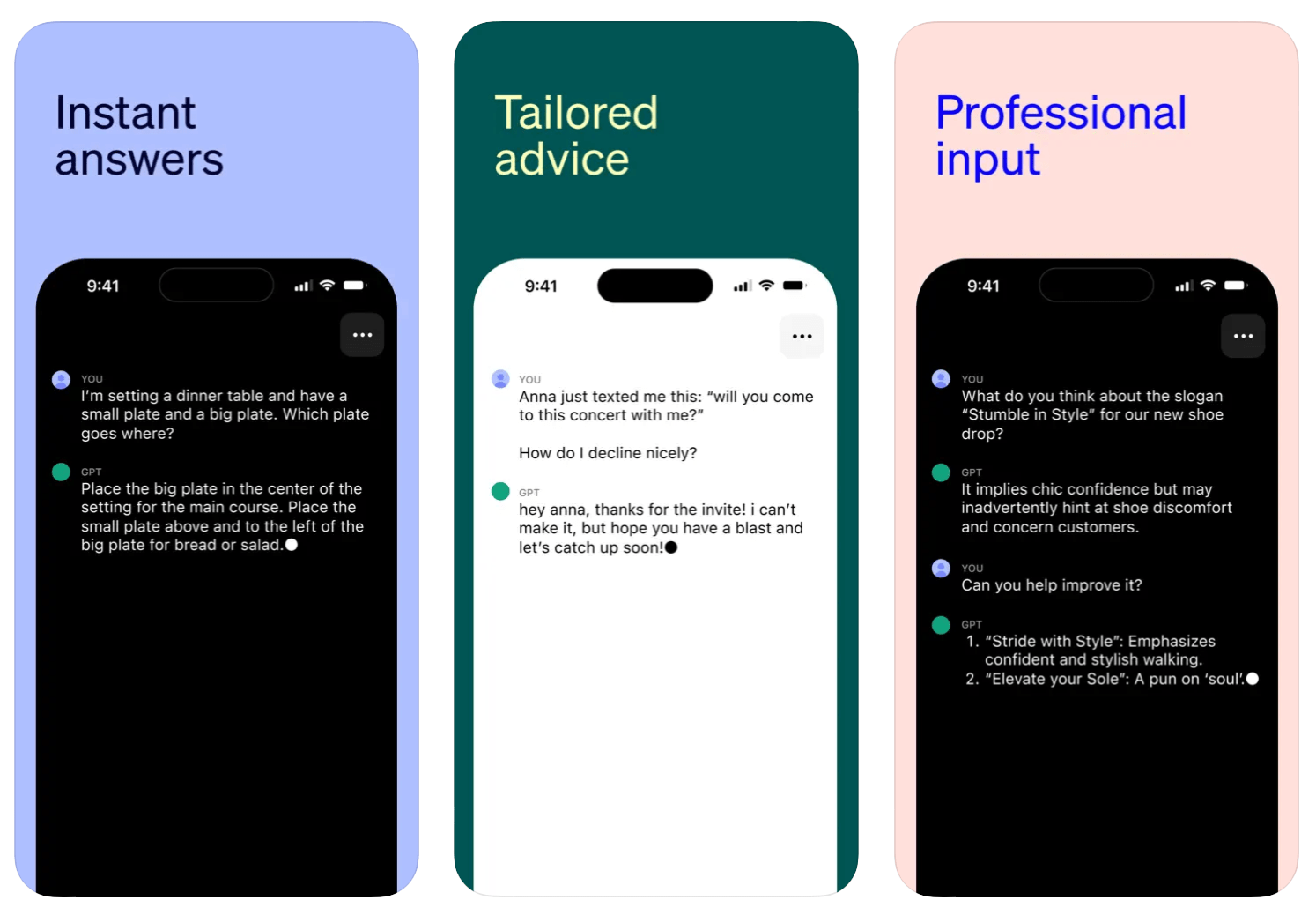 chatGPT per iOS