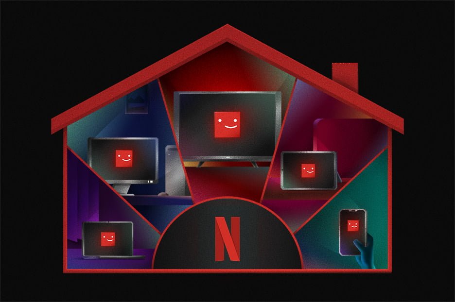 La condivisione di profili di Netflix
