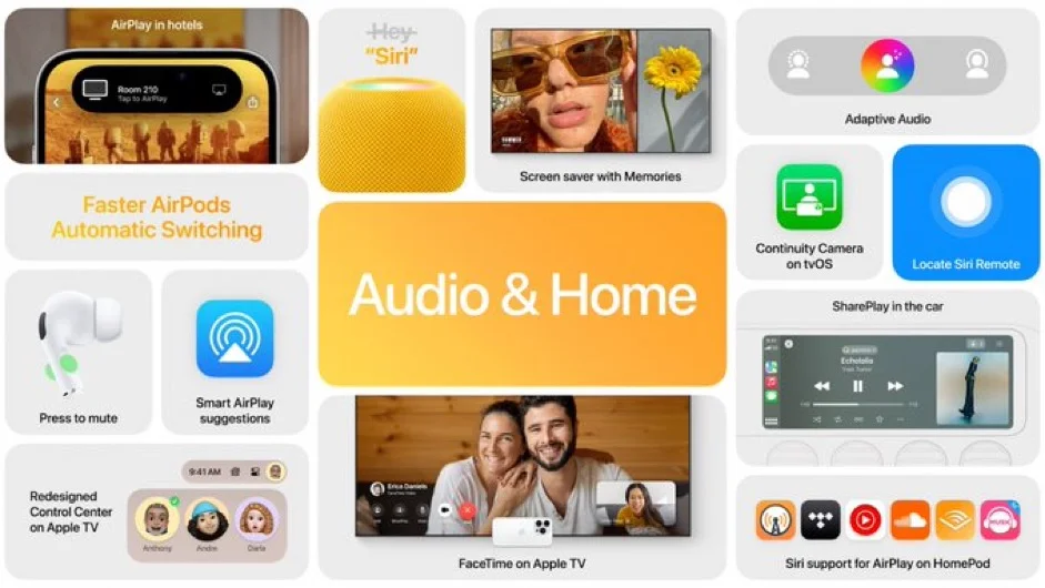 Nuove capacità audio lanciate da Apple